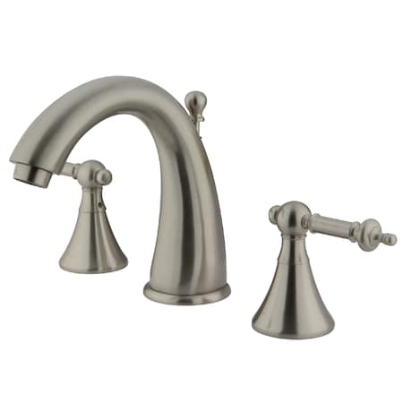 8 Widespread Bathroom Faucet, Brushed Nickel